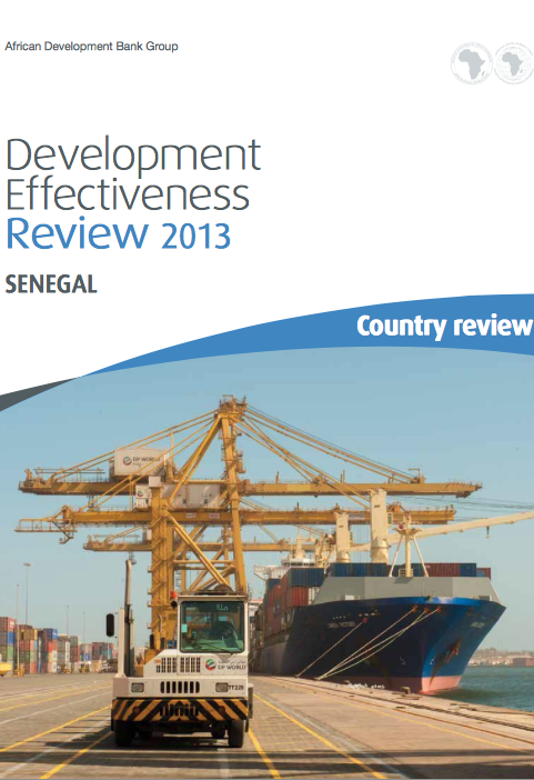 AfDBs Development Effectiveness Review, Senegal report front page