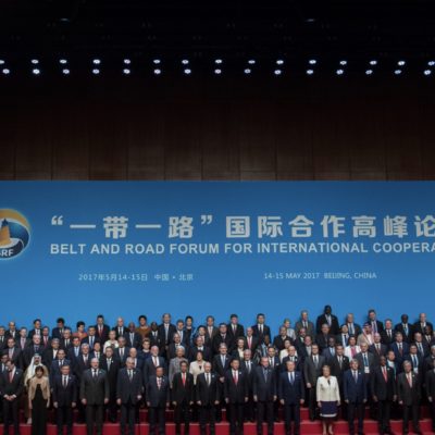 Belt and road forum for international cooperation group photo