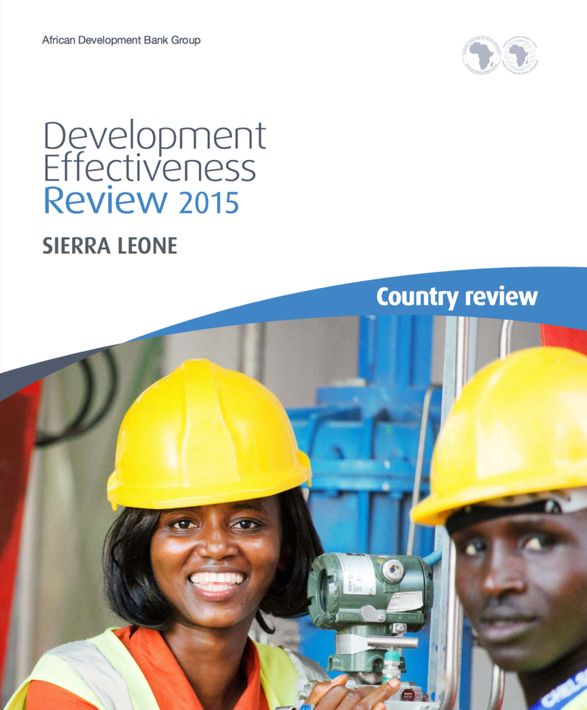 Development effectiveness review cover page