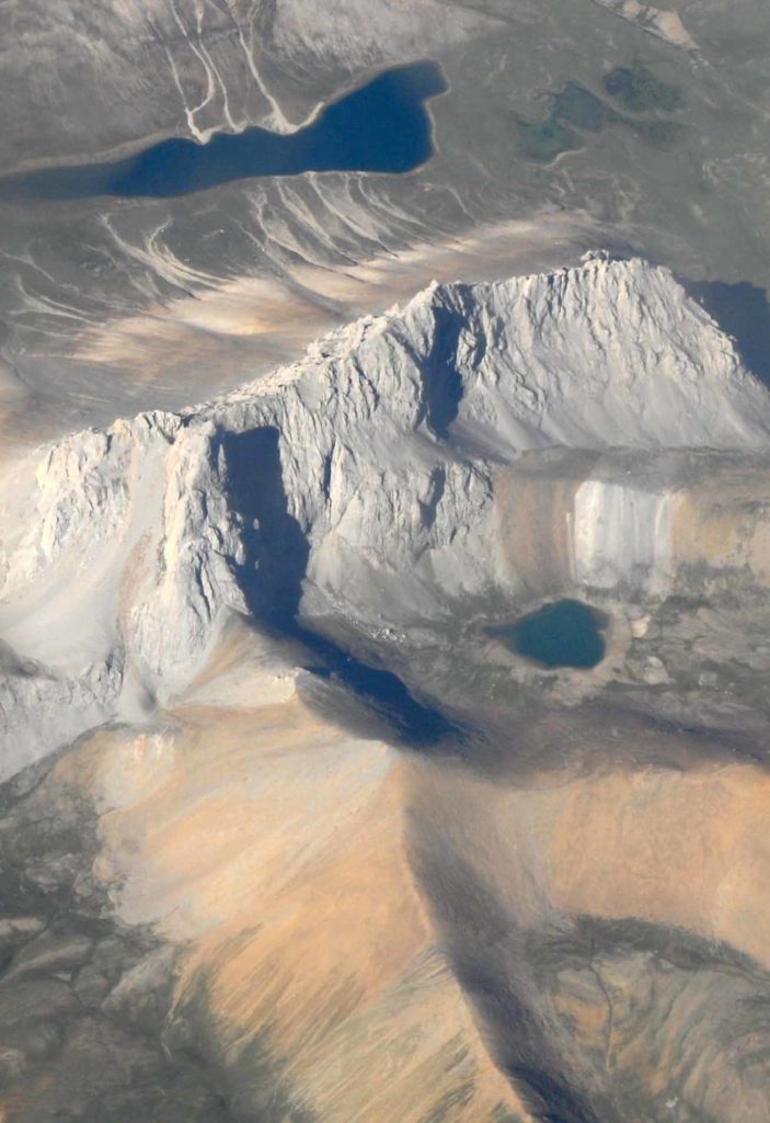 Aerial photo of Himalayas