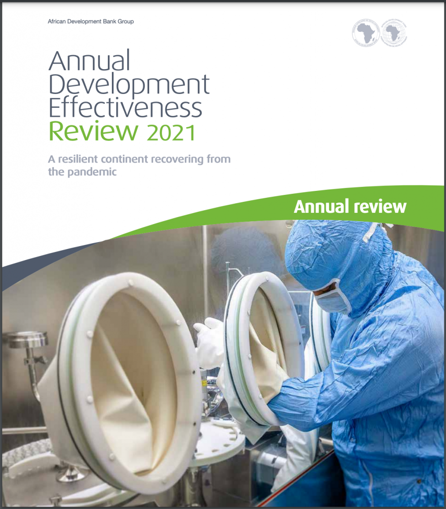 Cover of Annual Development Effectiveness Review 2021