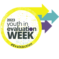 Youth in Evaluation 2023 week logo