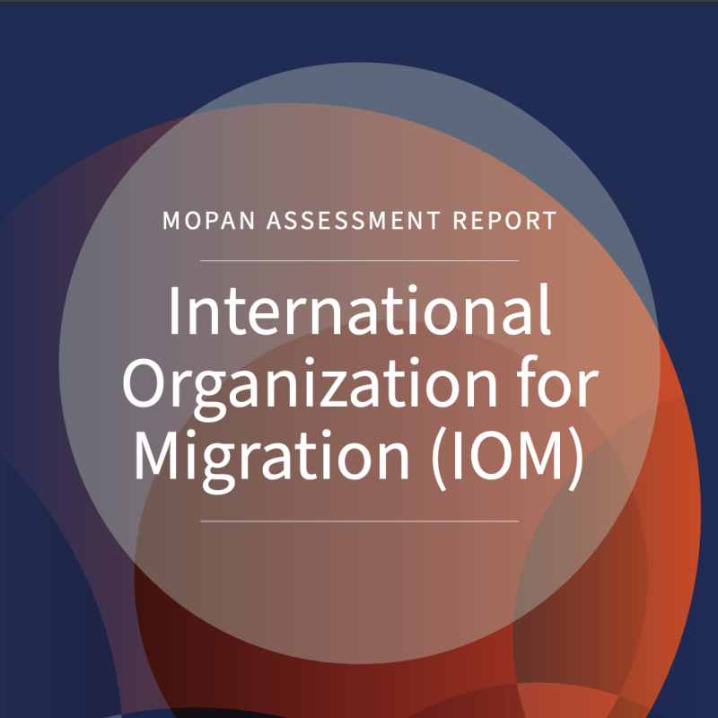 Cover of MOPAN assessment of IOM