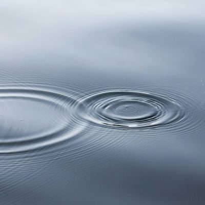 Ripples in clear water