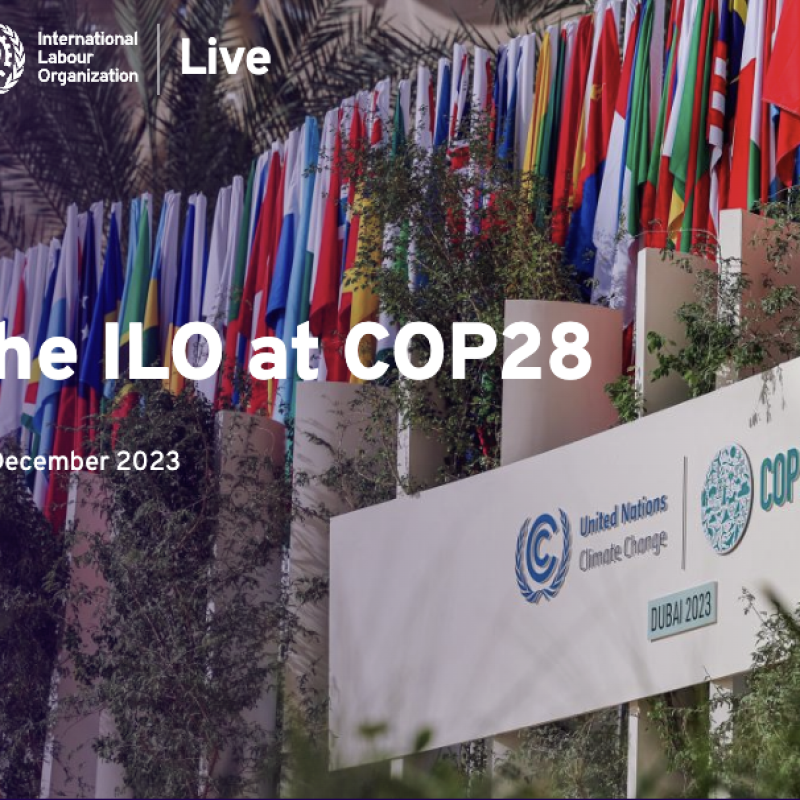 Screenshot for ILO at COP28 videos