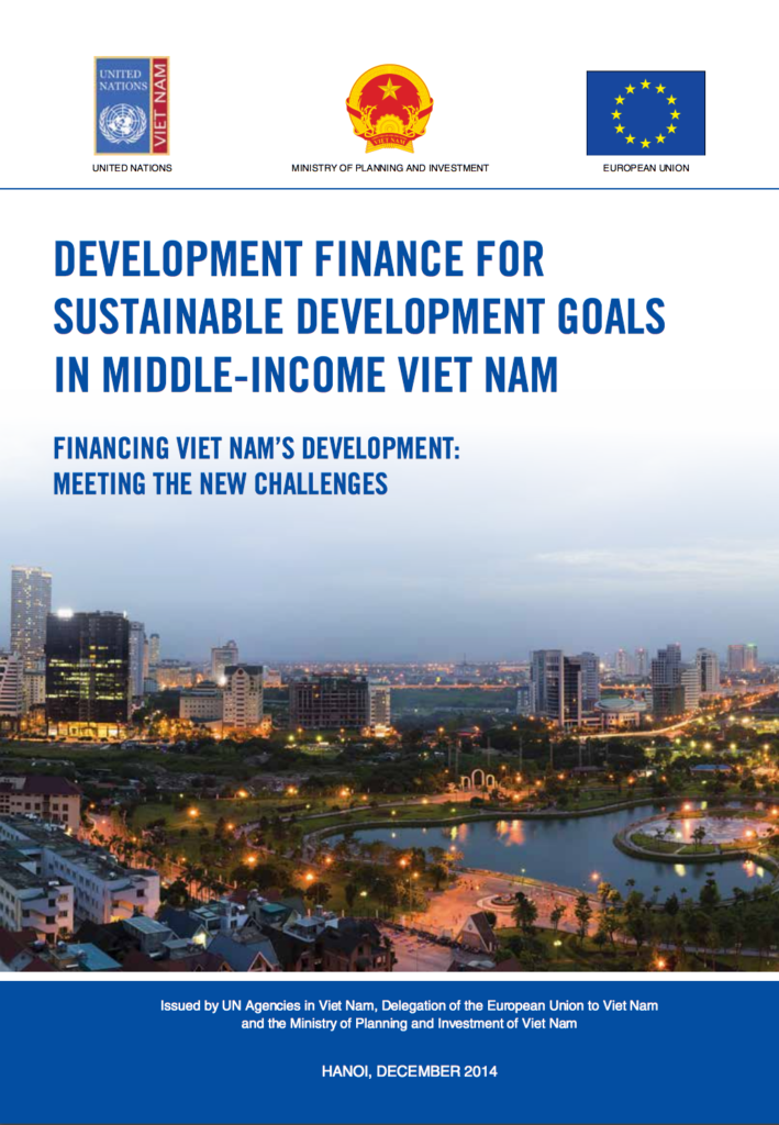 development finance for sustainable development goals in middle income vietnam report front page